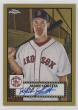 2021 Chrome Platinum Anniversary Gold Refractor 42/50 Mark Loretta Auto rf2