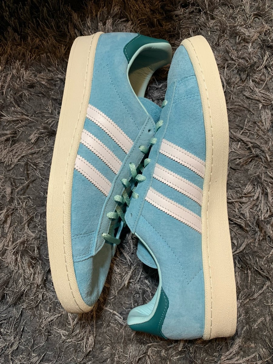 adidas Originals Campus 80s Athletic Light Aqua White Shoes IF5336