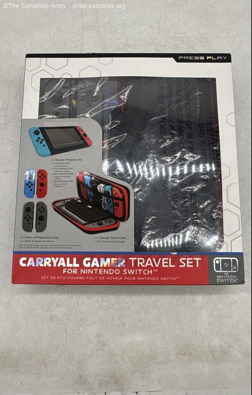 NIB Carryall Gamer Travel Set for Nintendo Switch