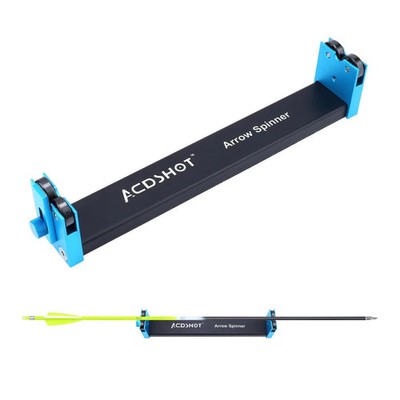 ACDSHOT Arrow Spinner Tester Arrow Squaring Device for Shaft Straightness, Va...