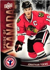 Jonathan Toews 2012 UD National Hockey Card Day Canada Pride of Canada #10