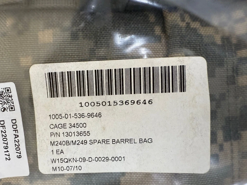 Bulldog M240B/M249 Bolsa de barril de repuesto camuflaje urbano (13013655) 34500 Foto 3 de 4