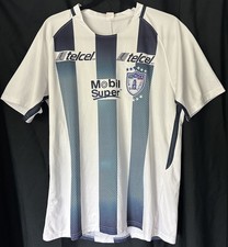 Pachuca Club De Fútbol Jersey Men’s L #10 Super Liga MX Soccer Shirt White Blue
