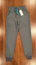 NWT Figs Scrub Pants Women  s XXS Graphite Grey High Waisted Zamora Joggers