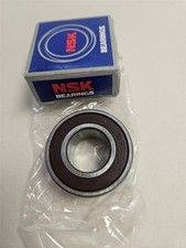 NSK RADIAL DEEP GROOVE BALL BEARING 25MM X52MM OD DOUBLE SEALED 6205DU 452 63205