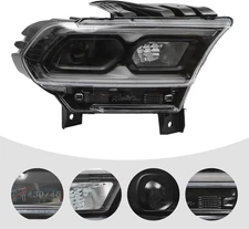 Full LED Headlight Right Passenger Lamp For Dodge Durango 2021 2022 2023