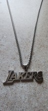 Los Angeles Lakers basketball NBA Silver stainless steel Necklace