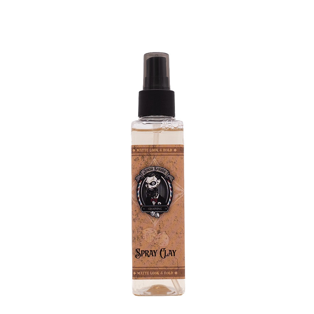 Joker Barber Spray Clay 150ml - Spray Volumizzante Matte ad Alta Tenuta