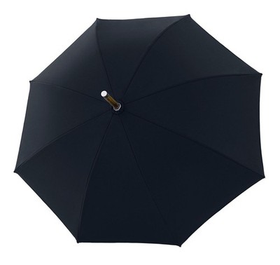 doppler Manufaktur RS.Kastanie Loden Regenschirm Marine dunkelblau Neu