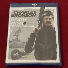 DEATH WISH 4: THE CRACKDOWN (BLU RAY Disc) Charles Bronson 1980s Action
