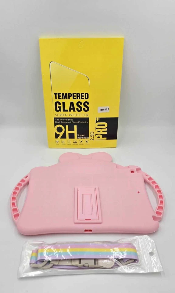 Minnie Mouse Tablet Case For iPad 10.2''screen W/ Screen Protectors + Lanyard - Image 2 of 4