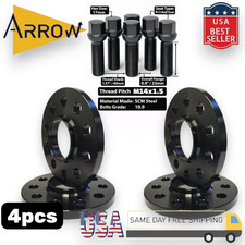 4pc 12mm 5x130 71.5 Cb Hubcentric Wheel Spacer M14x1.5 For Porsche Stock Wheel