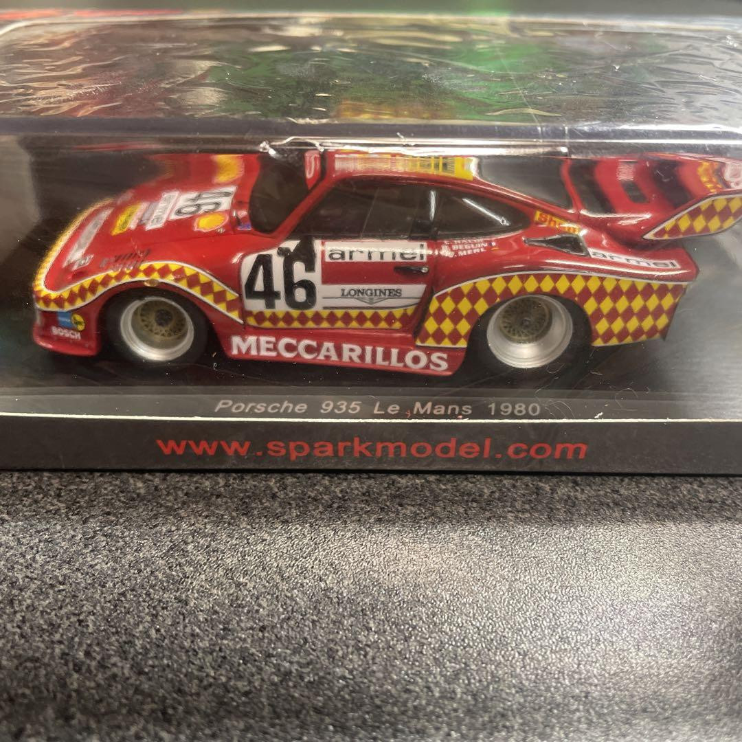 SPARK 1/43 ポルシェ 935 ルマン 1980 SPARK 1/43 ポルシェ 935 ルマン 1980 SPARK 1/43 Porsche 935