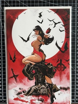 Vampirella Armageddon 1 (2025) Yona Saura Rider Red Virgin Exclusive! Ltd To 300