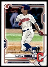 2021 Bowman Prospects Carson Tucker Cleveland Indians #BP-77