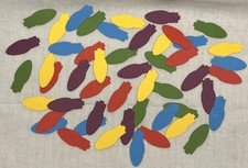 50 Mini Christmas lights Die Cut Embellishment Scrapbook Cards Junk Journal