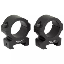 Warne Vapor Matte Black 1" Medium Horizontal Aluminum Scope Rings - V601M