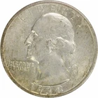 1938-S Washington Silver Quarter AU Slider Uncertified #303