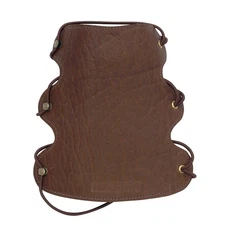 Serious Archery American Bison Armguard – Brown Leather by Leather Barn LB-6096