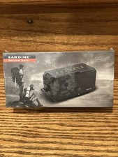 SARDINE WATERPROOF SHOWER BLUETOOTH SPEAKER Black New Unused Sealed