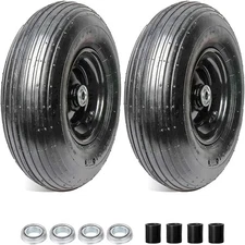 AR-PRO (2-Pack) 4.00-6" Tire and Wheel, 13" 13 x 4.00-6, Bike (2 Pack) 