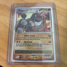 Pokémon TCG Rhyperior LV.X DP29 Diamond and Pearl Promos Holo Card Dmaged on eBay