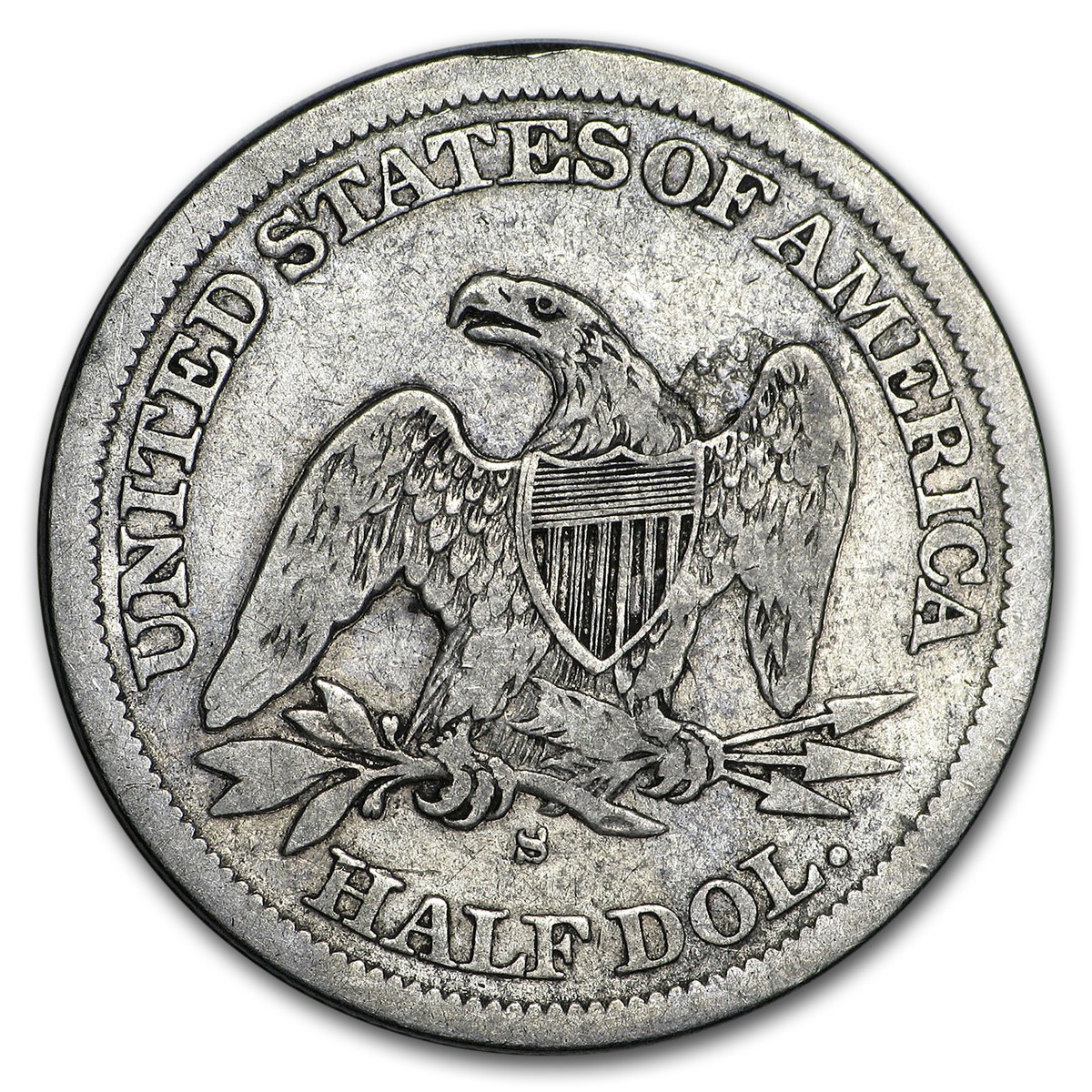 1864-S Liberty Seated Half Dollar Fine | eBay