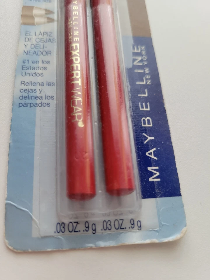 Maybelline Expert Wear Twin Brow and Eye Pencils 104 Light Brown SEALED RETIRED - Image 4 of 4