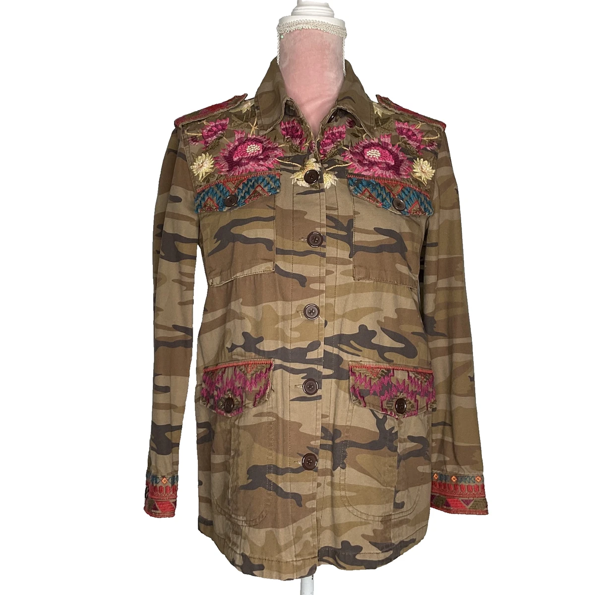 Embroidered Military Jacket Coats, Jackets & Vests for Women for