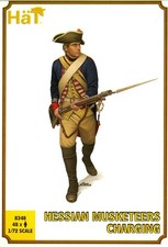 HaT Miniatures 1/72 AMERICAN WAR OF INDEPENDENCE HESSIAN MUSKETEERS CHARGING
