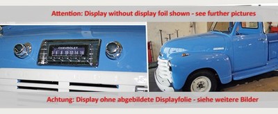 für Chevrolet Truck 1951 RetroSound Oldtimer Auto Radio DAB+ UKW Bluetooth AUX