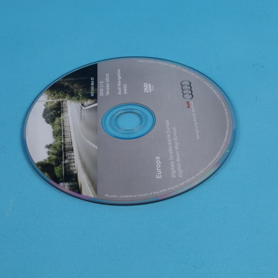 Audi A6 4F C6 Navi CD-Rom 4E0060884DT Digitale Straßenkarte Europa 2015 Orig. PC - Bild 4 von 4