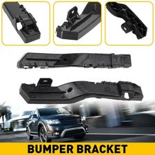 Bumper Bracket Fits Set Dodge Journey Front For 2009-2018 Plastic 2Pc