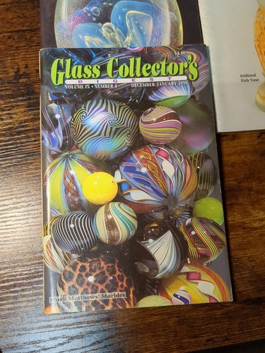 Glass Collectors Magazine Premiere Issue 1987 8 More Include 10 Yr Anniversary - Picture 8 of 10