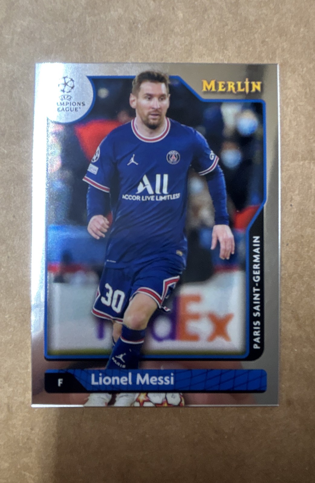 2021-22 Topps Merlin Collection Chrome Uefa Club Competitions - Lionel Messi #30