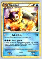 Vaporeon 52/95 Uncommon Call of Legends Pokemon Damaged on eBay