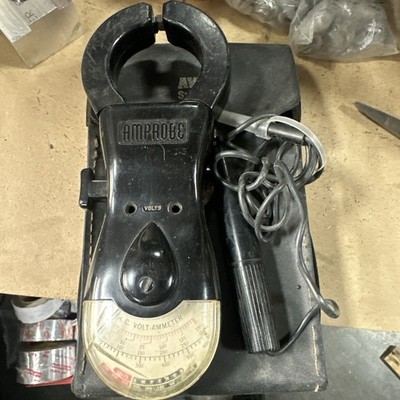 Amprobe AC Voltage-Amperage Clamp Meter with Leads & Case Model 300 