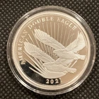 TWO 1/2 OZ. SILVER PROOF COINS/ROUNDS - AMERICAN DOUBLE EAGLE - MINI MORGAN!