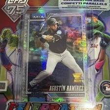 2026 Topps Series 1 Celebration Agustín Ramírez #287 RC Opening Day Foil Marlins