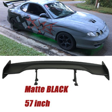 Rear Trunk Spoiler Lip Wing Matte Black Upper For Ford Mustang 2024-2026