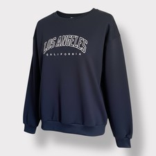 SHEIN Sweatshirt Women s Blue Los Angeles. Size L. F10