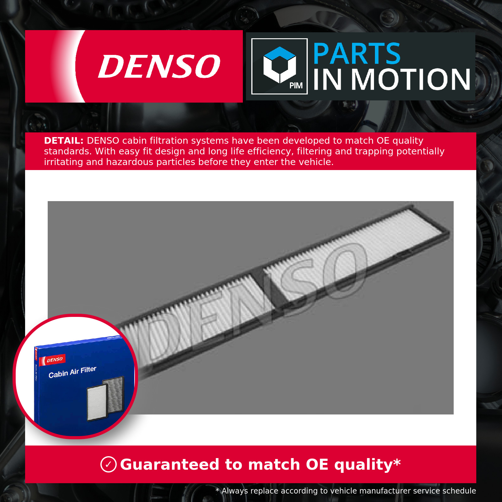 DENSO CABIN AIR FILTER POLLEN DCF096P FOR BMW 2.0 3 (E90, E91) (05-12) - Image 28