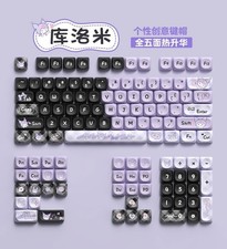 Cartoon Kuromi PBT MOA Keycaps Key capFor Mechanical Keyboard 112 Keys