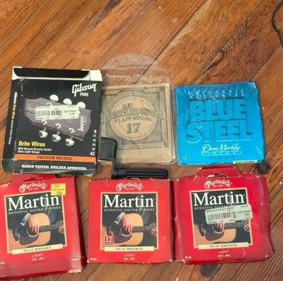 Gibson Ernie Ball Dean Markley Martin Guitar Strings Electric Acoustic 12