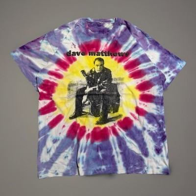 Vtg 80 s 90 s Dave Matthew s Band Tim Reynolds Tie Dye T-shirt Men s XL *rare*
