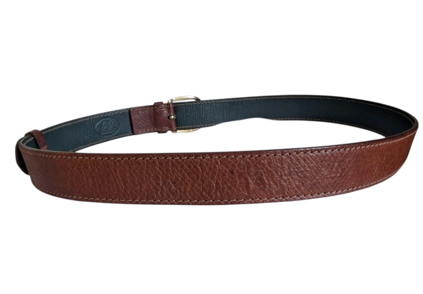 George Cleverley Men's 1786 Russian Reindeer Hide Belt Size 95 image 2