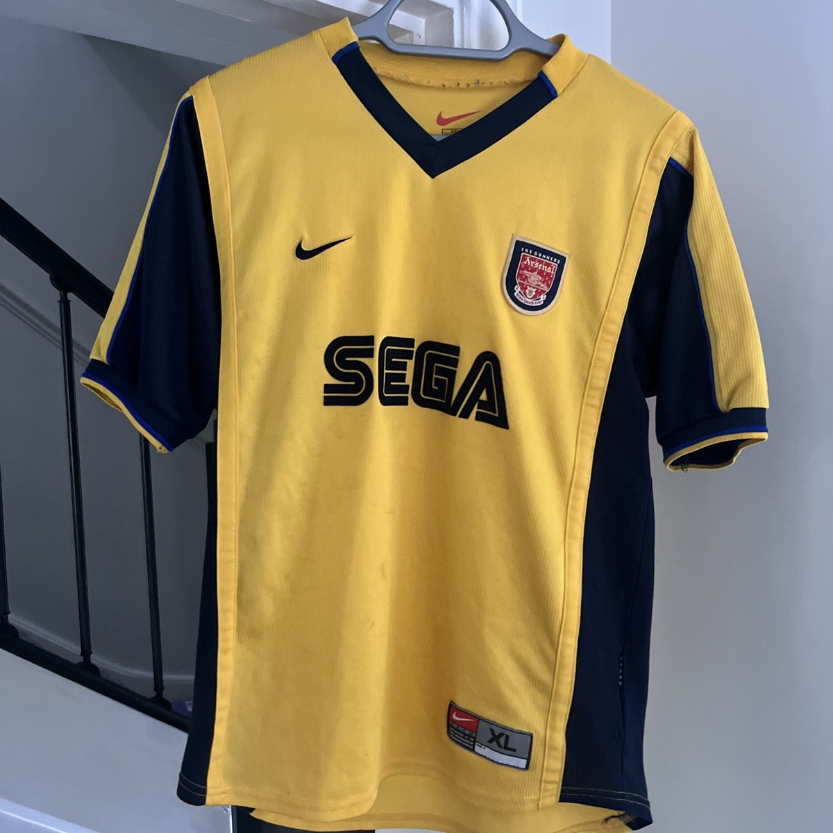 nikeアーセナルSEGA サッカーシャツ　ユニフォーム XL 2026年最新】アーセナル ユニフォーム セガの人気アイテム - メルカリ