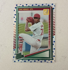 2025 Panini Donruss Rated Prospects Tink Hence #166 Stars /250 STL  Cardinals 