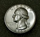 🟅 1960 PROOF 90% Silver Wash. Quarter 25¢