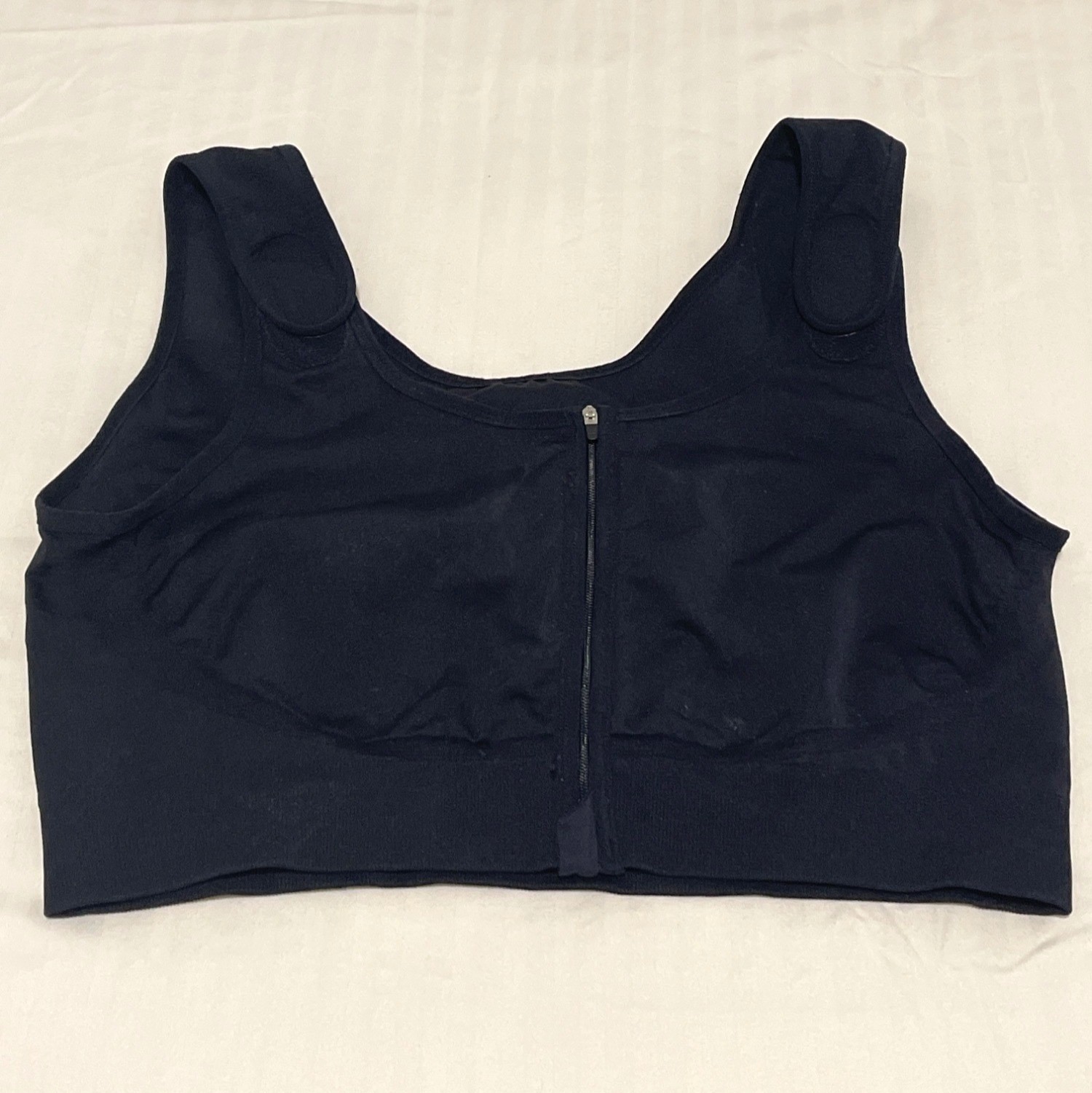 Compression Bra Black Front-Zip Post-Surgery Amoe… - image 3